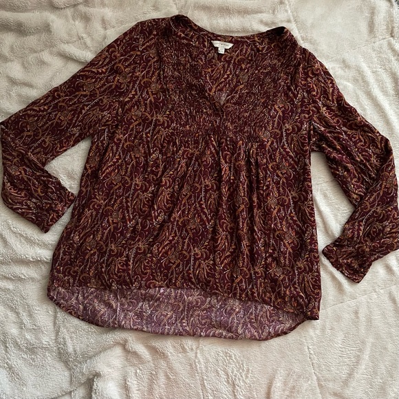 NWT Lucky Brand Blouse / Size M - Picture 4 of 6